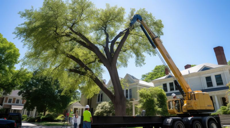 Commercial Leaf Removal detail