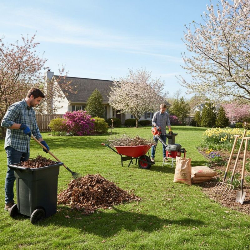 Lawn Debris Cleanup detail